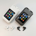Auriculares con estuche pantalla táctil - foto profesional